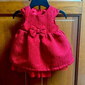 Infant girls Christmas dress